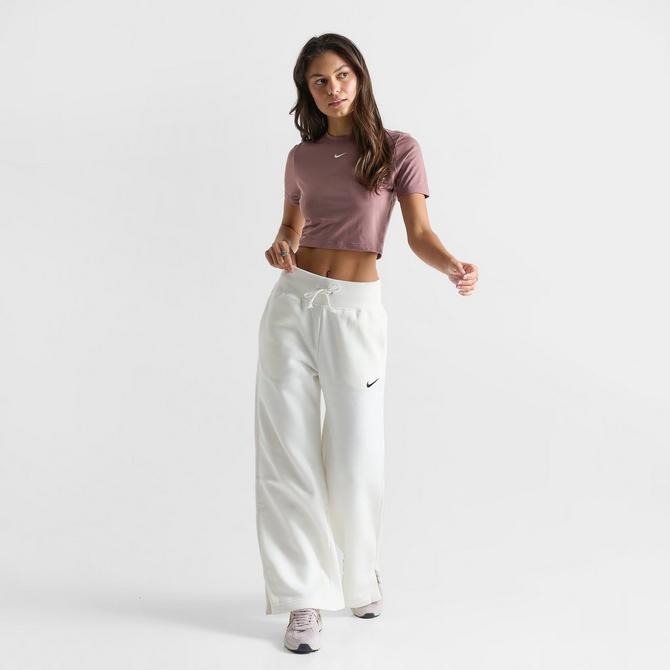 Nike Sportswear Phoenix Fleece Women's High-Waisted Wide-Leg Tracksuit  Bottoms. Nike ID