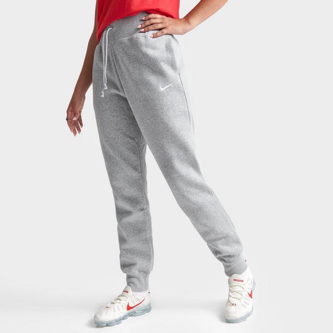 Nike Streetwear oversized fleece wide leg jogger in dark grey