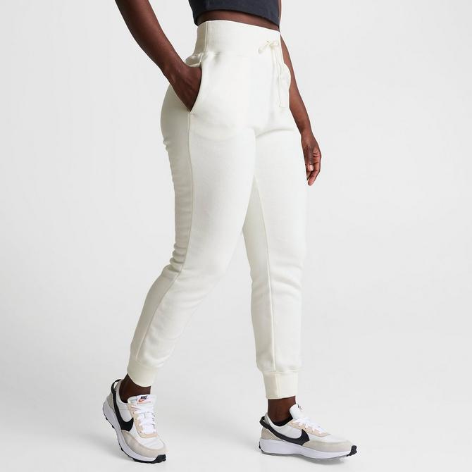 Pants and jeans Nike Sportswear Phoenix Fleece Women's High-Waisted  Wide-Leg Sweatpants Black/ Sail