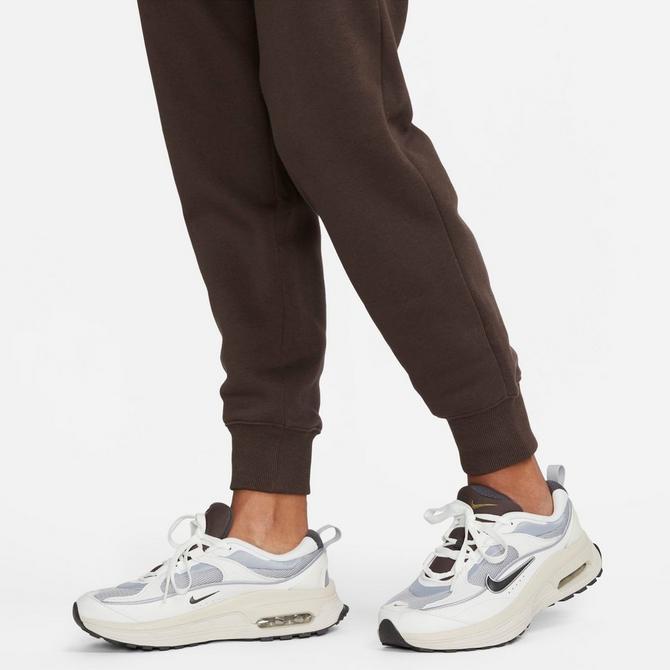 Vintage Nike Fleece Sweatpants Womens Size Medium Brown High Waist