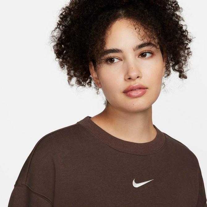 NIKE Nike Sportswear Collection Essentials Women's Oversized Fleece Crew  Sweatshirt, | Salmon pink Women‘s Athletic Sweatshirts | YOOX