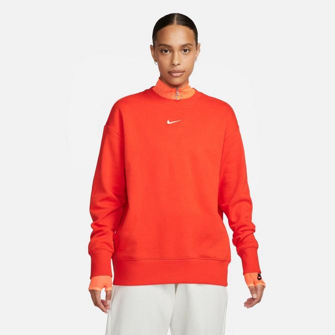 Nike trend fleece discount oversized crew sweatshirt