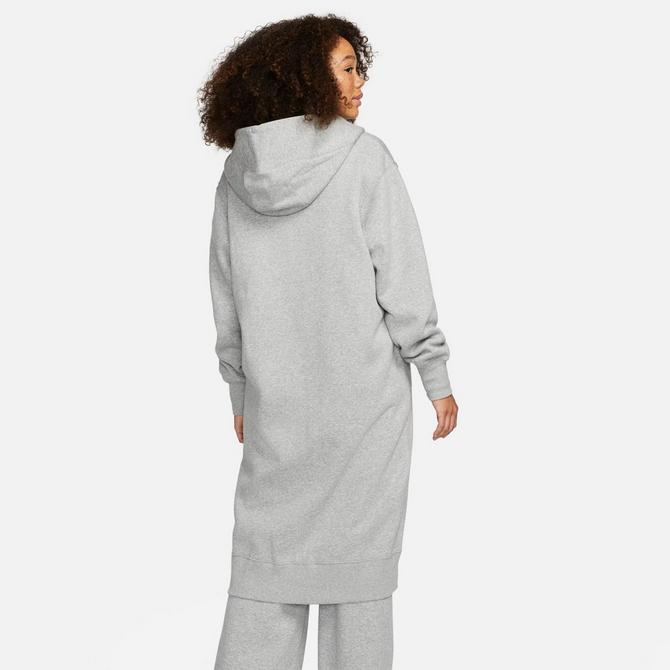 Nike Women L Sweatshirt Grey Cotton Full Zipper Hooded Activewear Top –  Retrospect Clothes