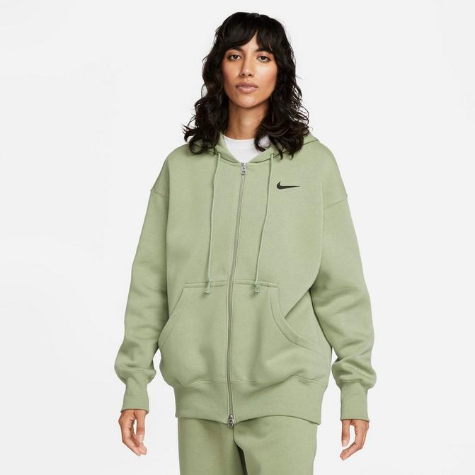 Nike Sportswear Phoenix Fleece Oversized Full-zip Hoodie in Natural
