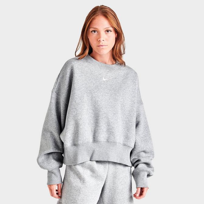 Dark grey nike online crewneck sweatshirt