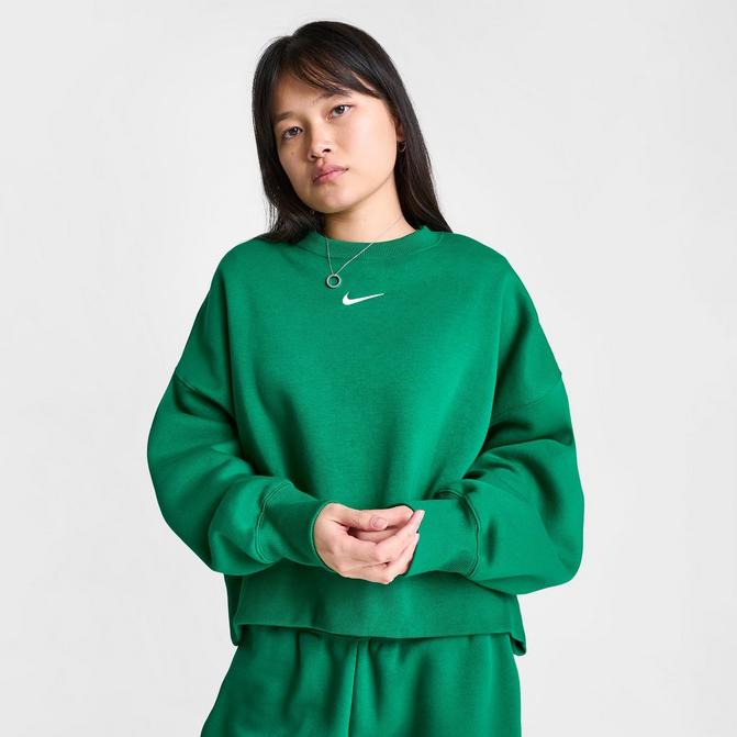 Nike Sportswear Women's Oversized Fleece Crew-Neck Sweatshirt