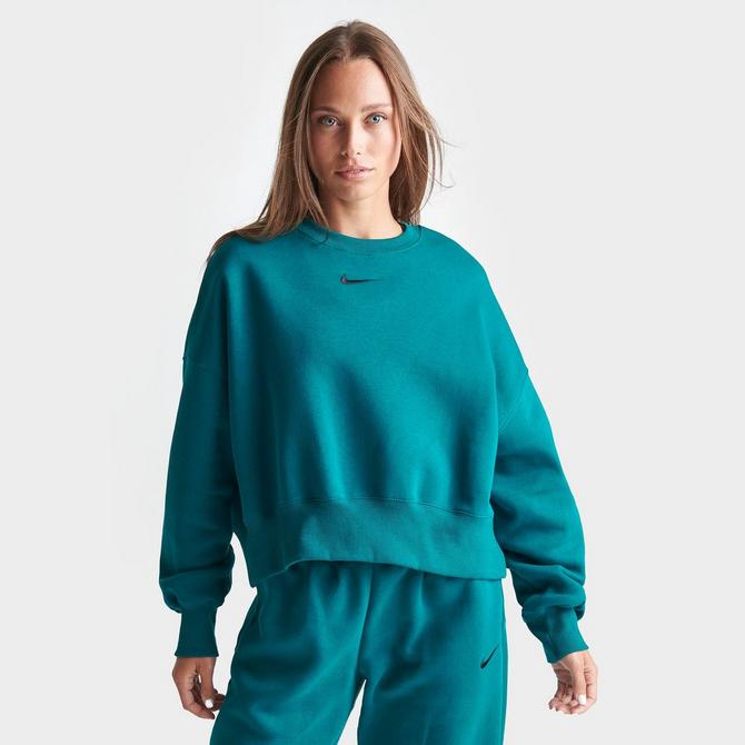 Teal crewneck online sweatshirt