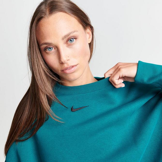 Nike Sportswear Women's Phoenix Fleece Oversized Crewneck Sweatshirt, Small, Baroque Brown