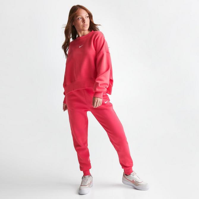Nike Women's Sportswear Phoenix Fleece Oversized Pullover Hoodie in Red -  ShopStyle