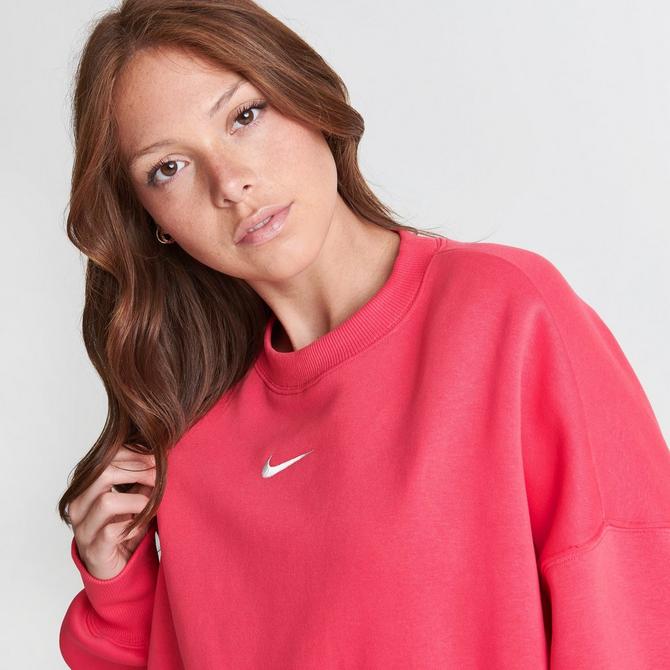 Red cheap nike crewneck