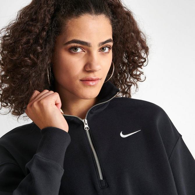 Women's Nike Sportswear Phoenix Fleece Oversized Half-Zip Crop