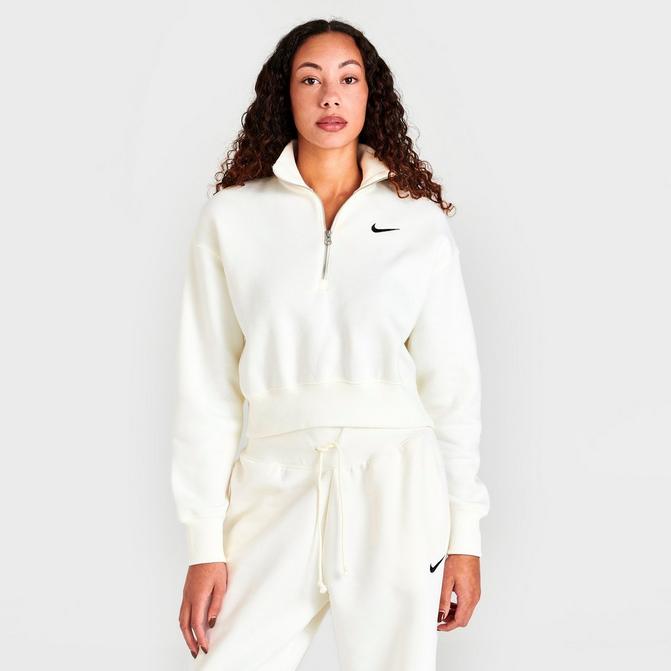 nike women's rally half zip sweatshirt