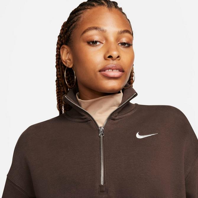 Womens nike best sale cropped sweatshirt