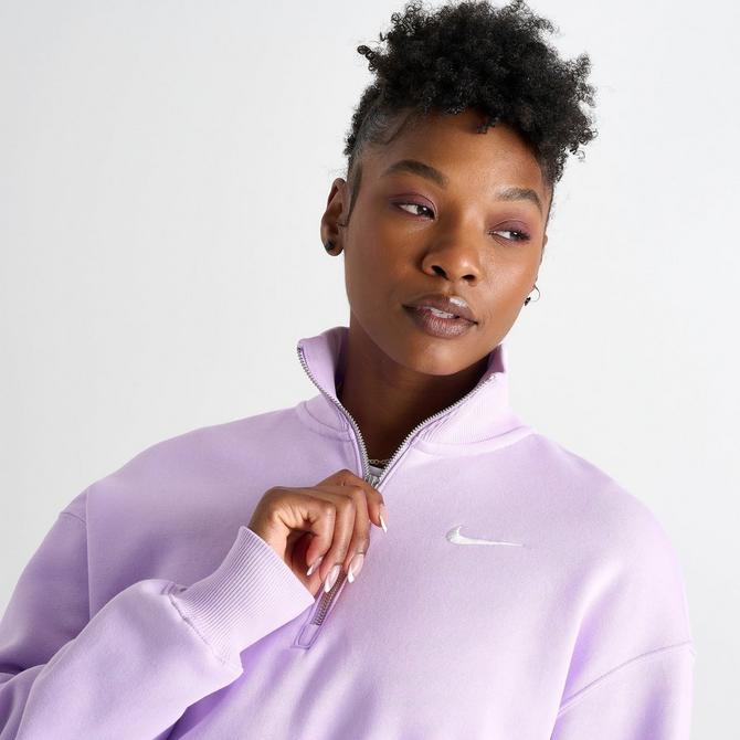Womens purple nike sweatshirt sales