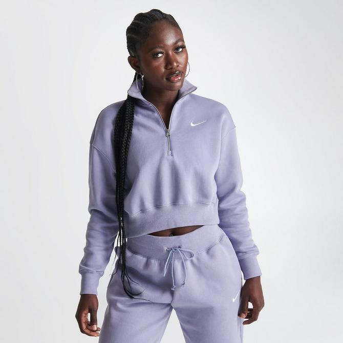 Dramaturgo Traducción Enfermedad Women's Nike Sportswear Phoenix Fleece Oversized Half-Zip Crop Sweatshirt|  Finish Line