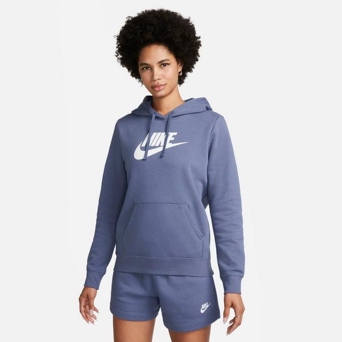 Women s Nike Sportswear Logo Club Fleece Pullover Hoodie