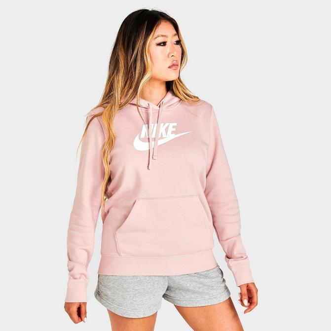 Women's Nike Sportswear Logo Club Fleece Pullover Hoodie| Finish Line