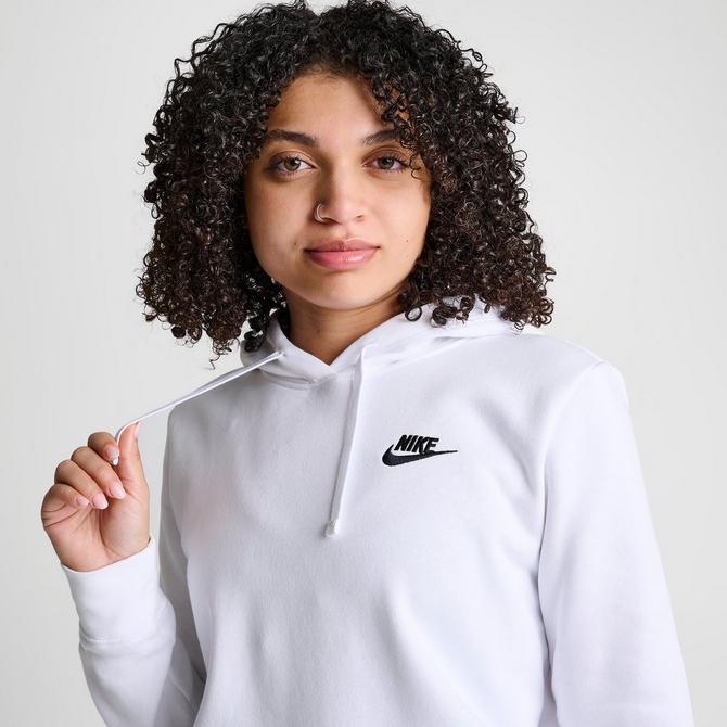 Nike Womens Club Fleece Funnel Pullover Hoodie Medium Soft Pink/White –  SportsPower Bega Merimbula