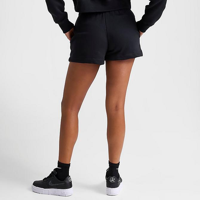 Back Right view of Women's Nike Sportswear Club Fleece Mid-Rise Shorts Click to zoom