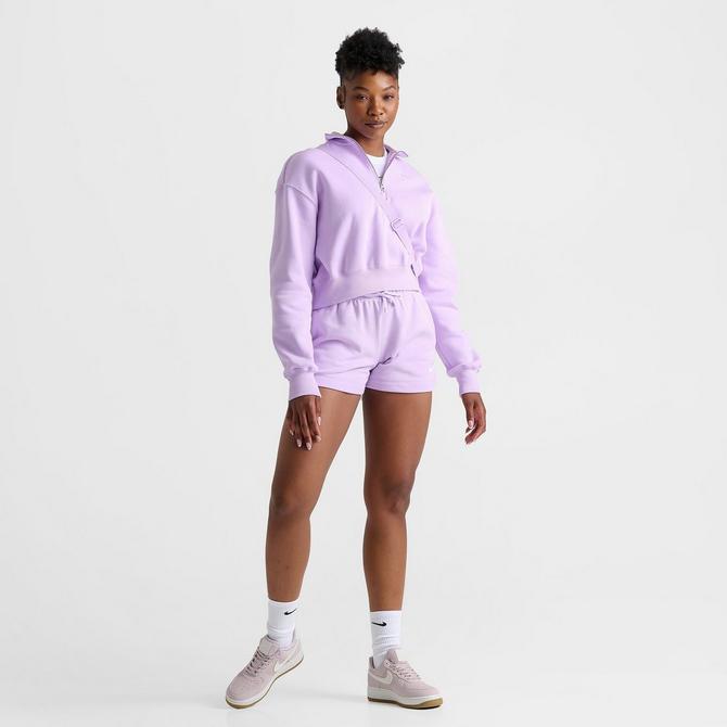 Women s Nike Sportswear Club Fleece Mid Rise Shorts Finish Line