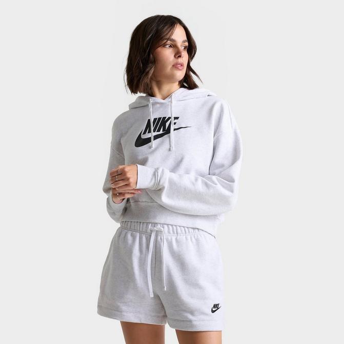 Womens nike crop hoodie sale