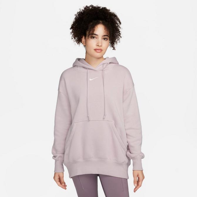 Nike Women's Sportswear Phoenix Fleece Pullover Hoodie in Purple - ShopStyle