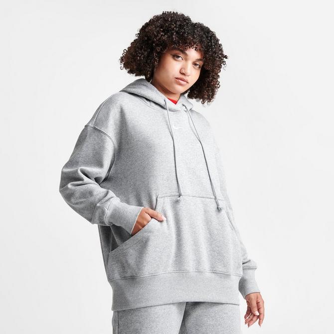 Nike Sportswear Phoenix Fleece women's hooded sweatshirt - Dk Gray Heather