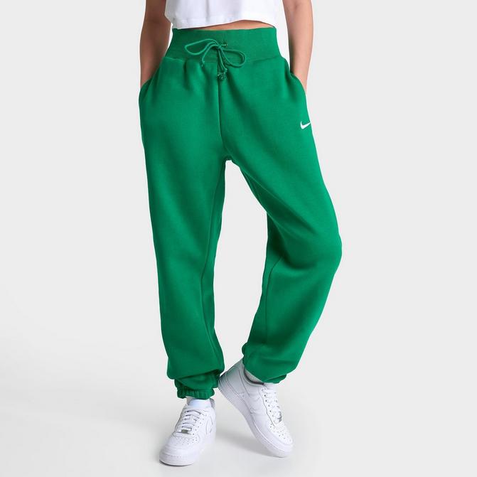 Nike WMNS Phoenix Fleece High-Waisted Oversized Sweatpants White -  SAIL/BLACK