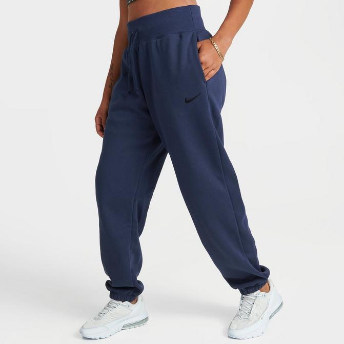 Nike Womens Fleece Jogger Sweatpants (Navy, X-Small) : Clothing, Shoes &  Jewelry 