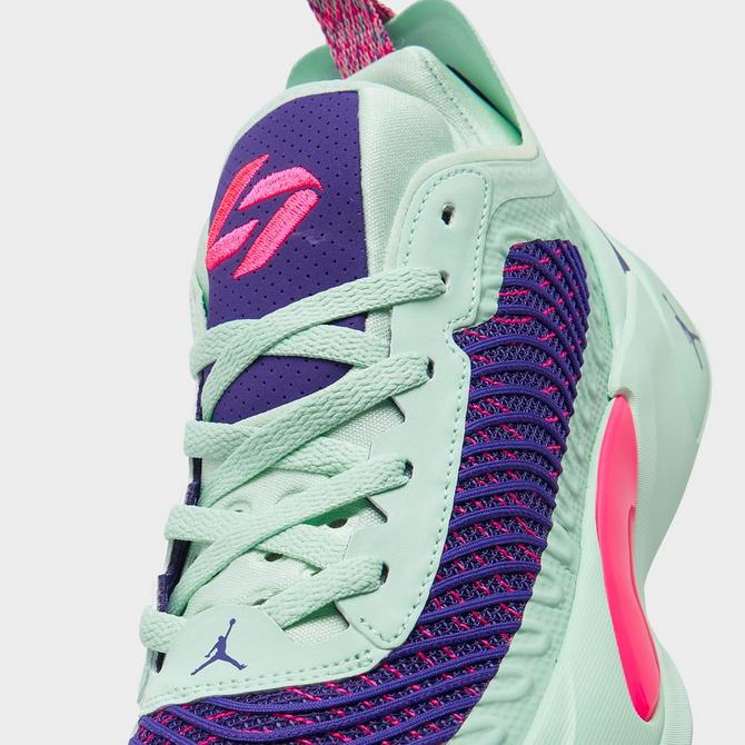 Jordan Luka 1 Mint Foam/Racer Pink/Court Purple Men's Basketball Shoe -  Hibbett