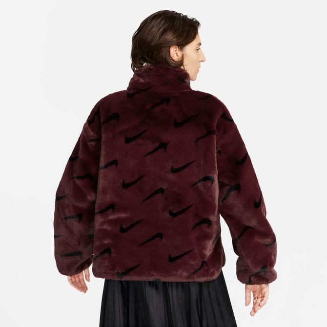 Nike Sportswear Women's Faux Fur Long Jacket.