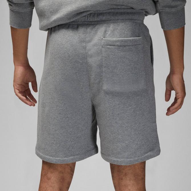 Nike Mens Jumpman Air Fleece Sweat Shorts Carbon Heather/Black