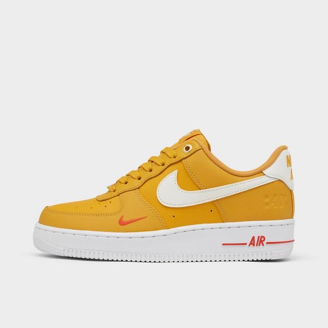 Nike Air Force 1 Custom Low Drip Two Tone White Yellow Shoes Men Women Kids