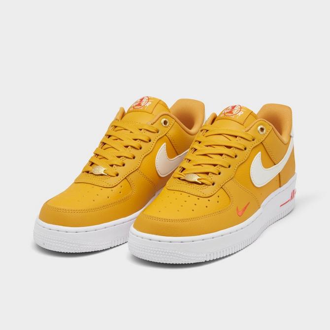 Air Force 1 Custom Yellow Drip White Shoes Men Women Kids Sizes Af1 Sneakers 8.5 Mens (10 Women's)