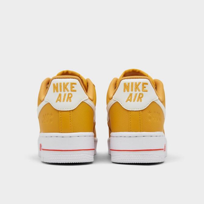 Nike Air Force 1 Low Black N Yellow Paint Drip Custom NWT 