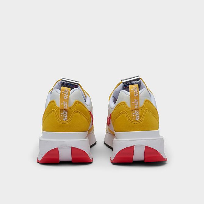 Left view of Men's Nike Air Max Dawn Casual Shoes in Vivid Sulfur/Siren Red/Summit White/White/Black/Laser Blue Click to zoom