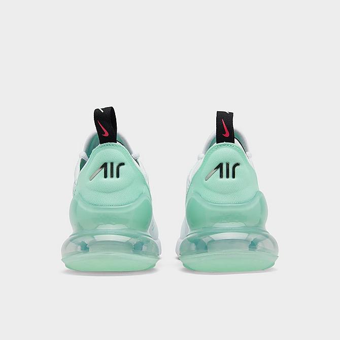 Left view of Women's Nike Air Max 270 SE Casual Shoes in White/Metallic Silver/Mint Foam Click to zoom
