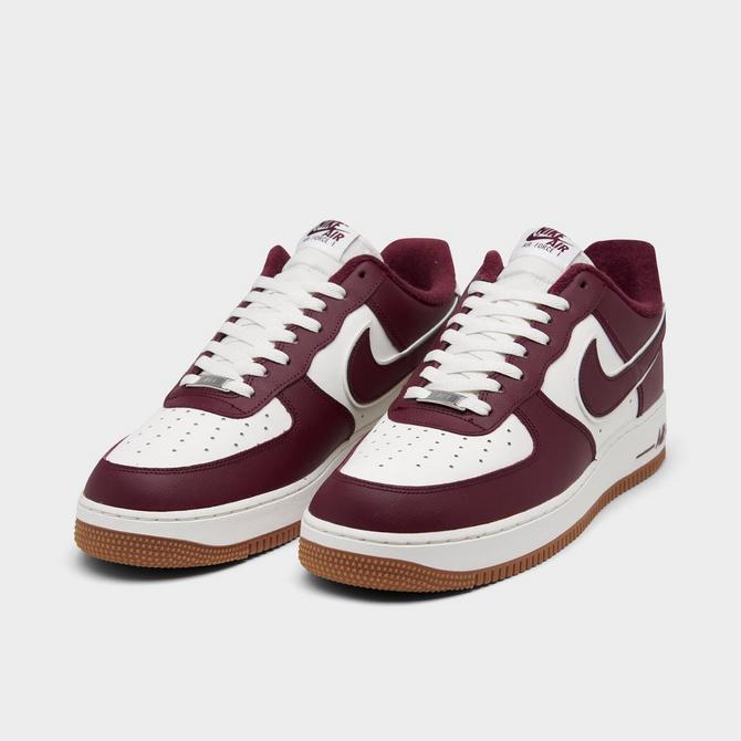 Nike Air Force 1 '07 LV8 (DQ7659-102) Sail/Night Maroon / 9.5