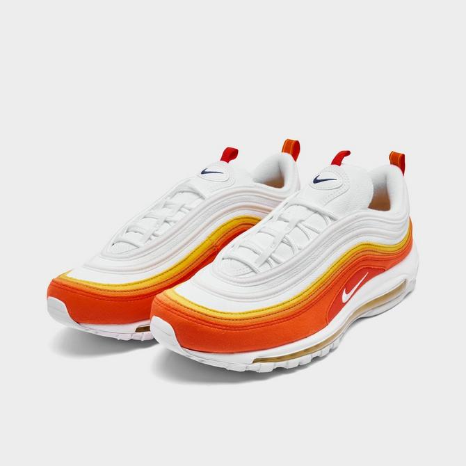 White orange hotsell air max 97