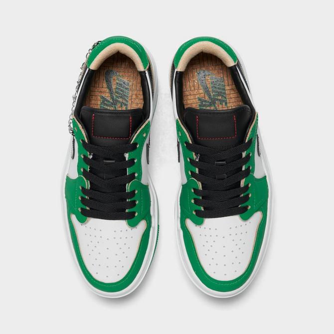 Nike Air Force 1 Low Leather Green Swoosh Malachite White Lucky Green All  Sizes.