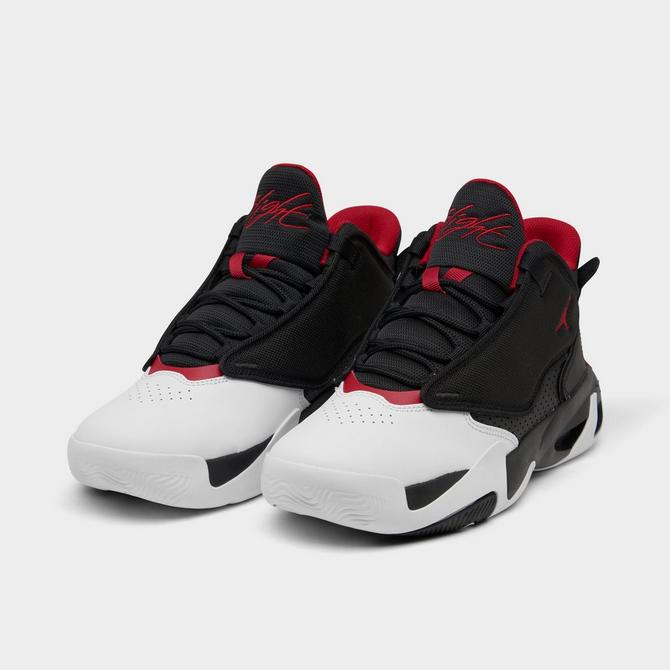 white and red jordan aura