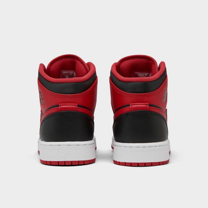 Black And Red Air Jordan Sneaker Stock Photo - Download Image Now