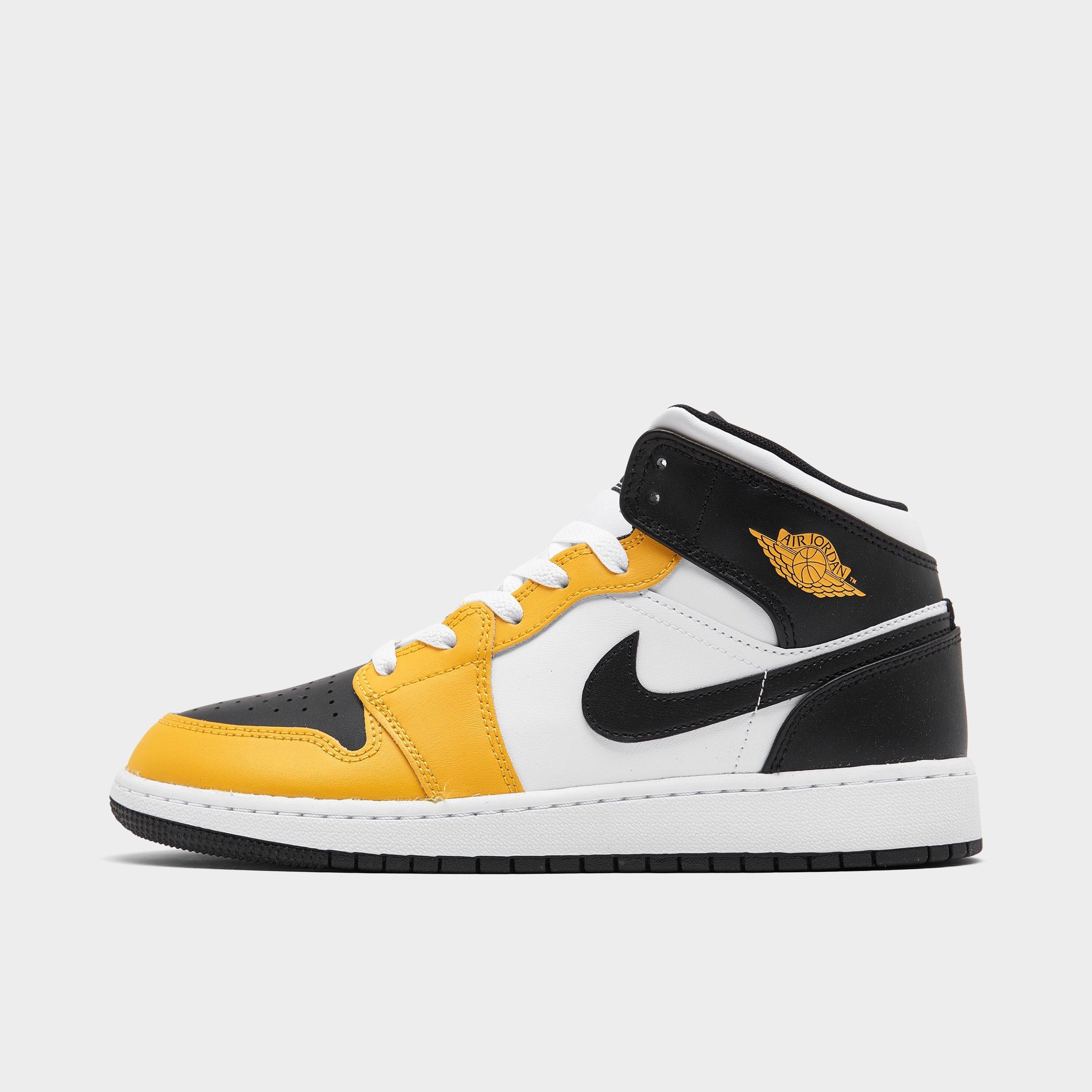 Big Kids' Air Jordan Retro 1 Mid Casual Shoes | Finish Line