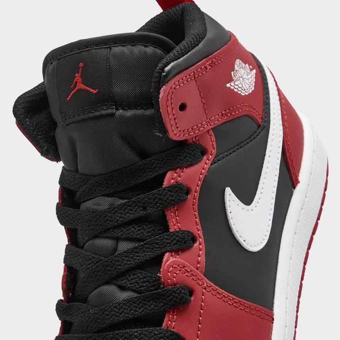 Red and white jordans for kids online