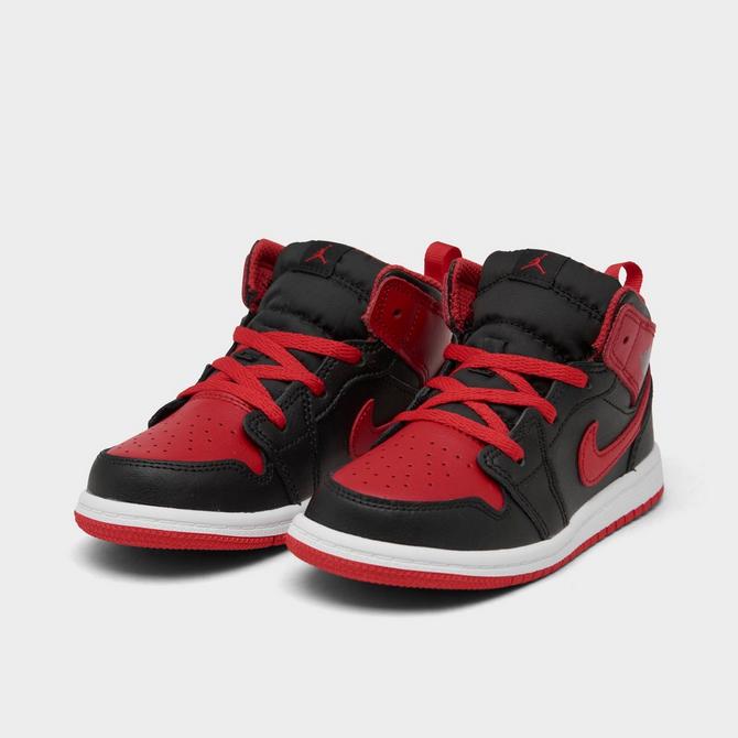 Kids' Toddler Air Jordan Retro 1 Mid Casual Shoes