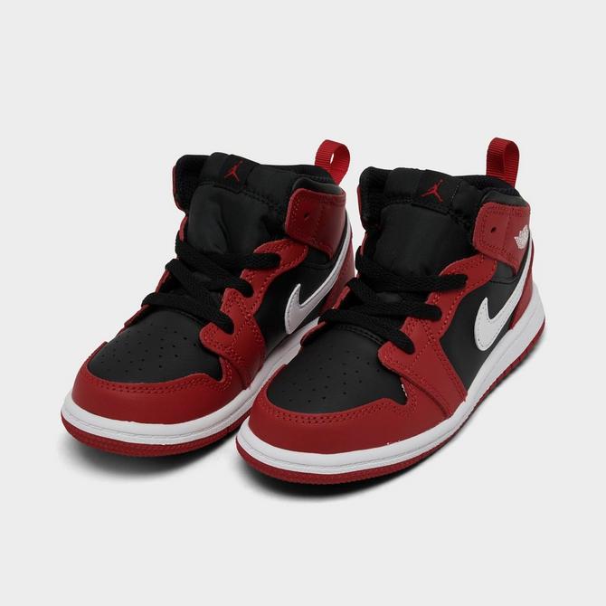 Kids Toddler Air Jordan Retro 1 Mid Casual Shoes Finish Line