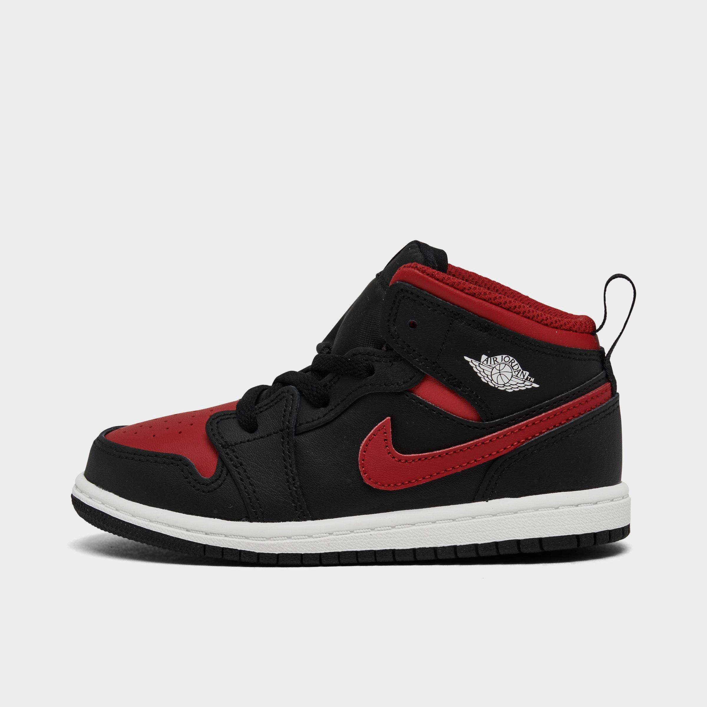 Kids' Toddler Air Jordan Retro 1 Mid Casual Shoes