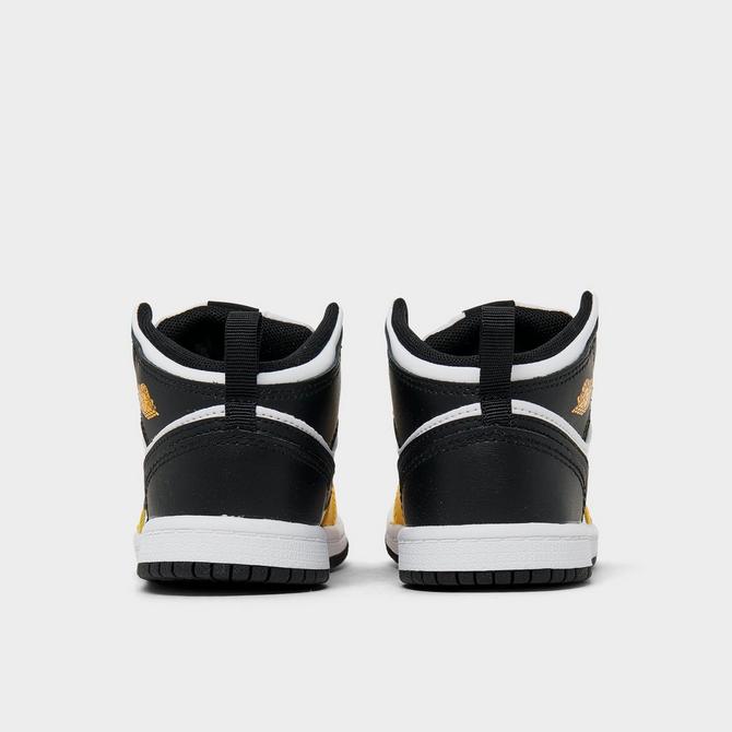 Toddler black on sale and gold jordans