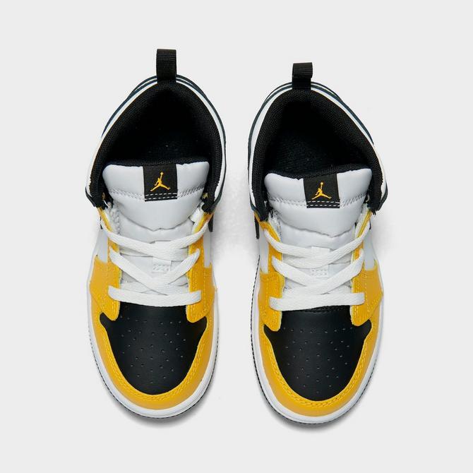 Black and outlet yellow toddler jordans