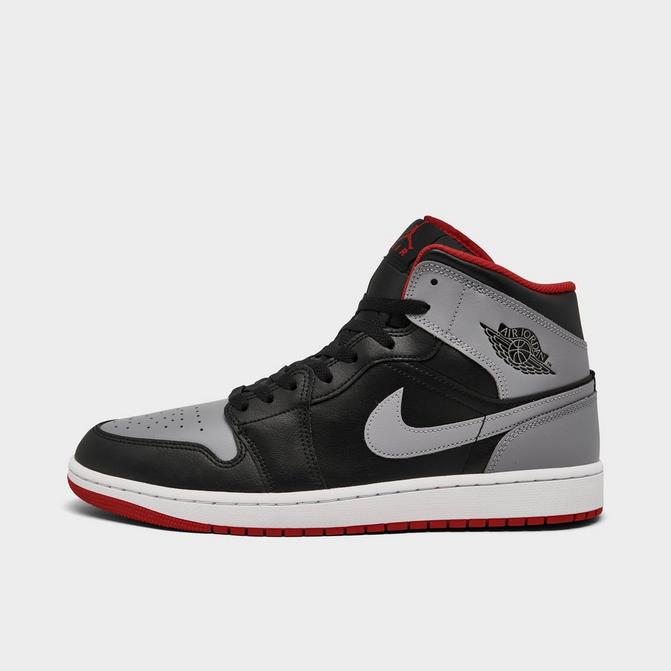 Men's air jordan 1 store mid premium fleece basketball shoes